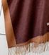 Жіночий шарф Fashion Ромб коричневий/св.коричневий 60x204 см фото 3