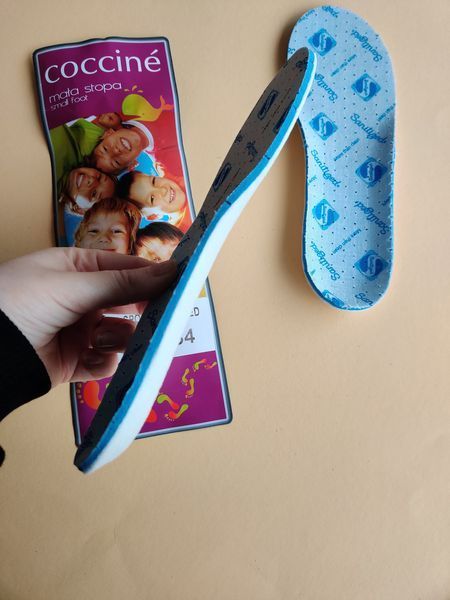 Дитячі антибактеріальні устілки Coccine Sport Sanitized Mala Stopa 665/73 фото