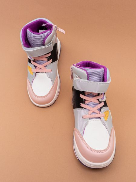 Кросівки для дівчинки хайтопи Tom.M 3021422 рожеві 27-32 фото