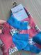 Шкарпетки короткі жіночі Happy Socks рожеві Вусатий кіт демісезонні фото 4
