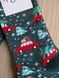 Святкові чоловічі шкарпетки Happy Socks зелені Ялинки демісезонні фото 2