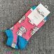 Шкарпетки короткі жіночі Happy Socks рожеві Вусатий кіт демісезонні фото 1